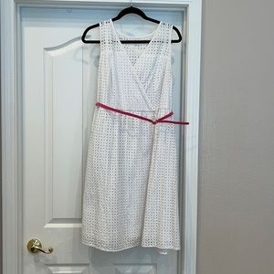 White Eyelet Dress